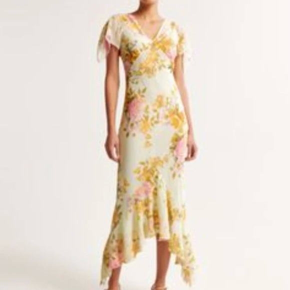 Abercrombie & Fitch Dresses & Skirts - ABERCROMBIE FLORAL MIDI DRESS NWOT